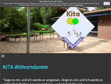 Tablet Screenshot of kita-woehrendamm.de